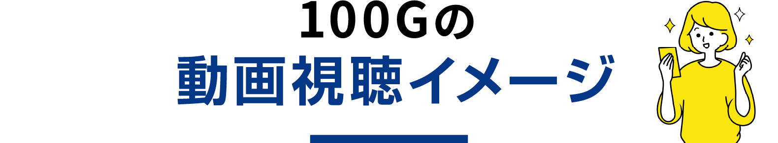 100Gの動画視聴イメージ